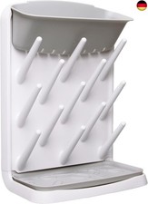 Ubbi Vertical Baby Bottle Drying Rack, Space Saving Countertop Drying Rack Baby