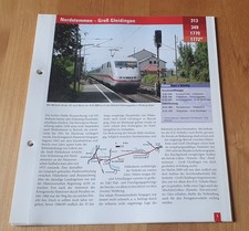 Archiv Eisenbahnstrecken / Nordstemmen - Groß Gleidingen  / KBS:  313 - 6 Seiten