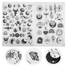  2 Blatt handgefertigtes