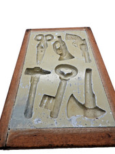 +ANTIK+ Mold / Form / Schwefelform / Marzipanform / Bäcker / Pistole um 1900