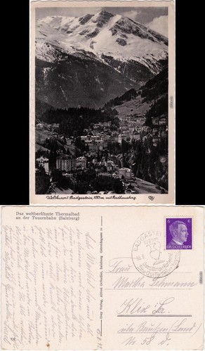 Bad gastein blick auf - gastein, die