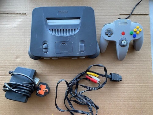 N64 konsole komplett set - n64, up