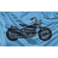 Jahrgang Motorrad Flagge