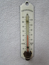 sehr altes Emaille Thermometer