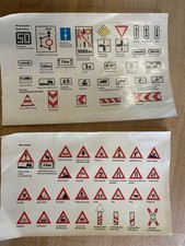 Autoschilder Schiebebilder DDR 1980er Jahre Konvolut Sammlung