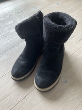 BENCH Mädchen Stiefel / Stiefeletten / Winterschuhe Gr 35 schwarz