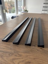4x Schrankgriffe Schwarz 42cm