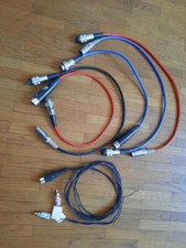 6 x Kabel Patch XLR DIN Klein-Tuchel Cinch Studio Bandmaschine Recorder Console