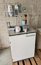 Laborspüle mit Unterschrank + Desinfektion und Seifenspender-Sicherheitsscheiben