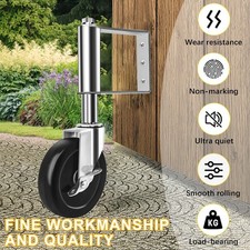  Federbelastete Torrollen Stützrolle Laufrollen für Schiebetore mit Bremse 