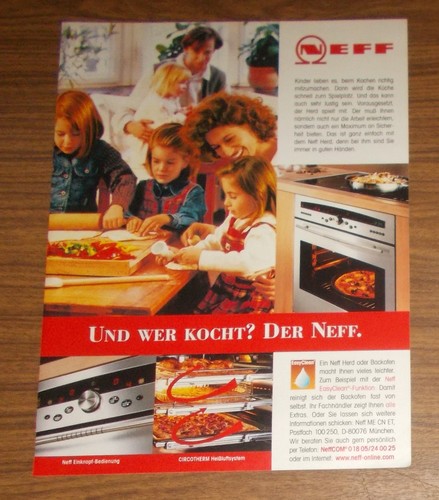 Seltene werbung vintage neff - werbung,