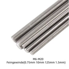 250mm Länge Feingewinde