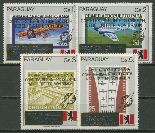Paraguay 1989 hermann oberth - paraguay,
