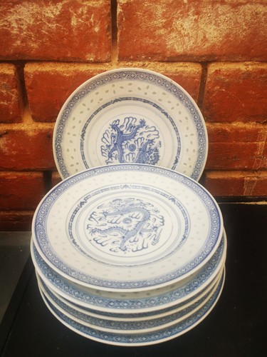 Chinesische reismuster teller - chinesische,