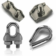 Drahtseilklemmen Edelstahl V4A