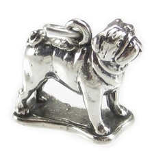 Mops hund sterling silber - hund,