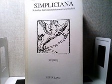 Simpliciana XII  Schriften der Grimmelshausen Gesellschaft Wimmer, Ruprecht und 