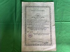 Altes Dokument, Besitzzeugnis TE231025/1093