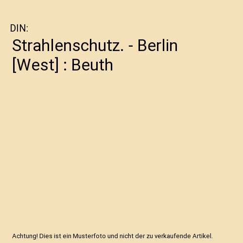 Strahlenschutz berlin - strahlenschutz.,