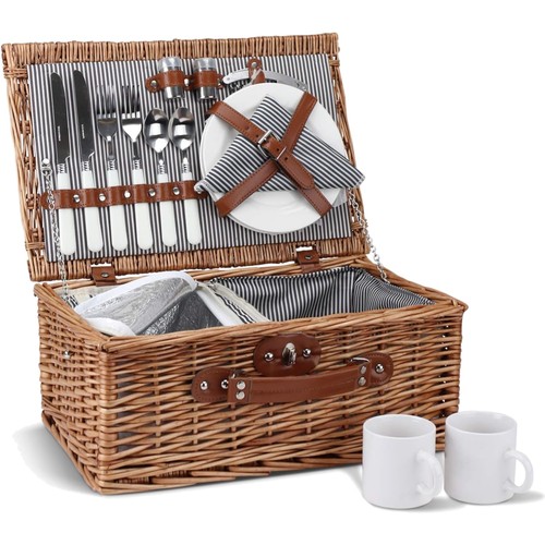 Picknickkorb set für - picknickkorb-set,