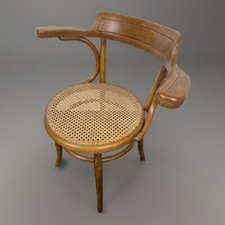 Armlehnstuhl Fischel im Thonet Stil Wiener Geflecht ArtDeco