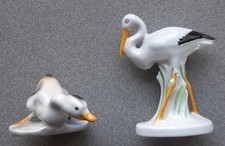 2 x ältere Porzellan Figur
