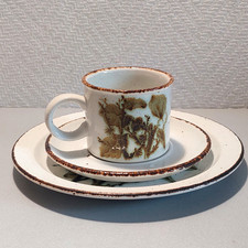 Midwinter Stonehenge Green Leaves Kaffeegedeck 3teilig - mehrere vorhanden