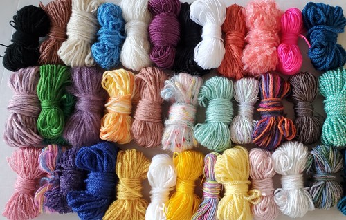 Bunte wollreste restwolle - bunte,