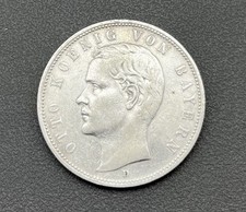900/- Silbermünze, 5 Mark, Otto Koenig von Bayern, 1904, D, Deutsches Reich