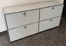 usm haller sideboard ,Schrankwand, higtboard, lichtgrau, Weiß, Gelb, Schwarz