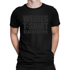 Weißes T-Shirt Black Edition