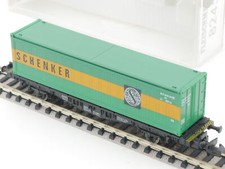 Fleischmann 8245 Containerwagen Schenker BTmms DB SW N TOP! OVP ST 1703-22-32