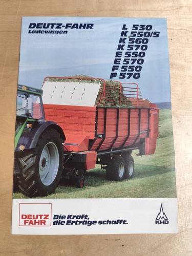 Deutz fahr ladewagen e - deutz, k