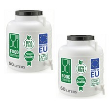 2er set weithalsfass - 2er, 60l