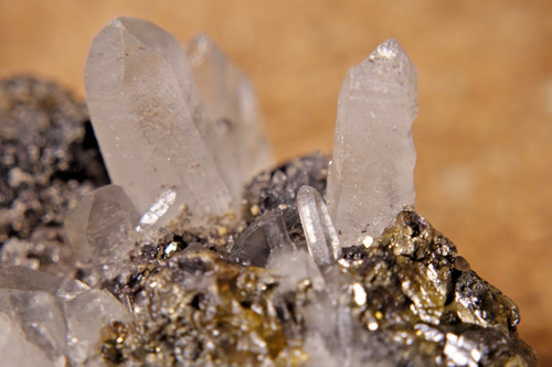Bergkristall und citrin quarz - bergkristall,