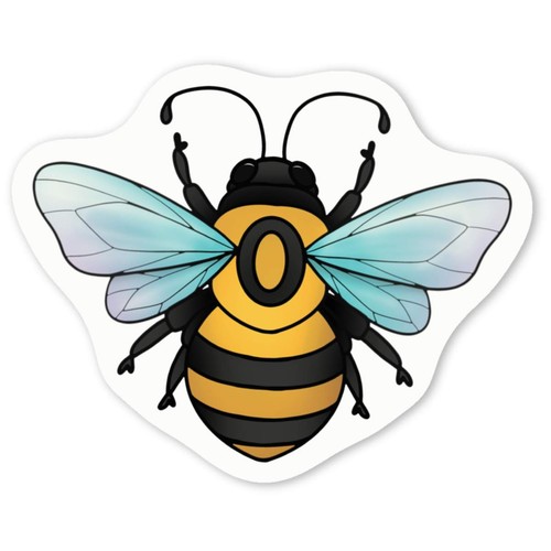 Aufkleber sticker hummel - aufkleber,