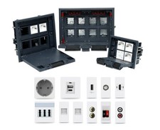 Bodentank Bodensteckdose versenkbar 45er Einsätze Fußbodensteckdosen Bodendosen