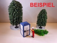 WC Mobiles Klo Toiletten-Häuschen - Rennbahn Deko - Modellbau - 1:32