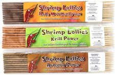 Shrimp Lollies Proteine Set (3x10 Stück) Garnelen Lollies Energie Sticks Futter