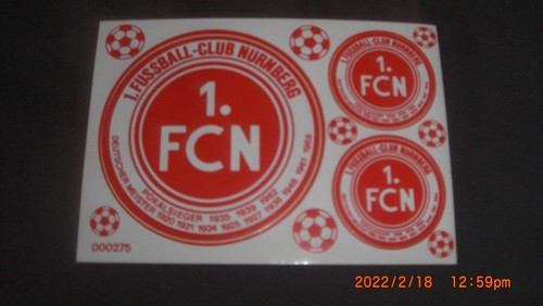 Nürnberg aufkleber - fc,