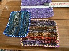 Handarbeit dicke, doppelt Garn gehäkelte Topf /Kaffe/ Tee/Untersetzer Topflappen