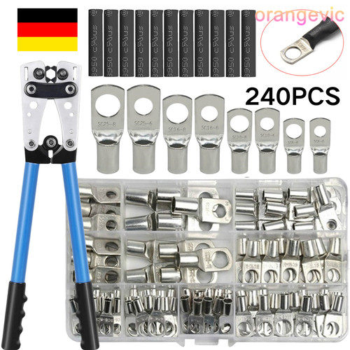 240 stk rohrkabelschuhe set - 240,