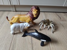 Schleich bullyland Konvolut 14024 Eisbärin Killer whale spinne Simba 1994