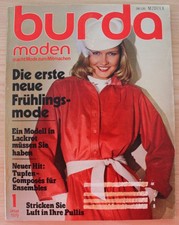 burda moden mit Schnittmuster - 1/79 * Januar 1979 * Vintage Nähen *