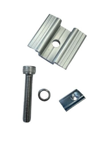 Mittelklemme alu silber - 35,