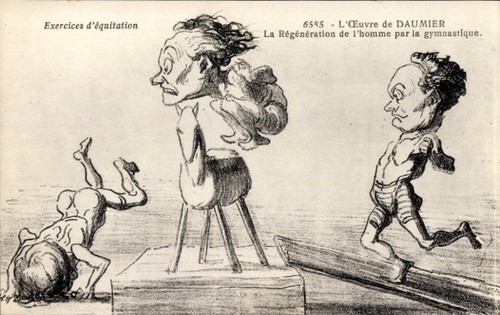 Künstler cpa daumier la - künstler, daumier,