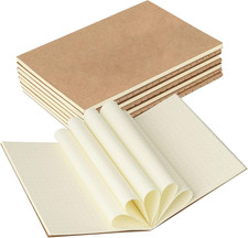 8 Stück Mini Notizbuch B7