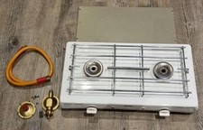 Enders Propan/Butan Zweiflammkocher Typ 9536/3, Zuleitung & Regulator