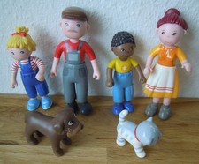 HABA Biegepuppen Set mit 6 Figuren u.a. Conni und Erik (gebraucht) 