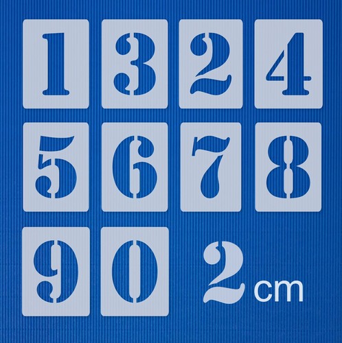 Zahlenschablone - , nr.5